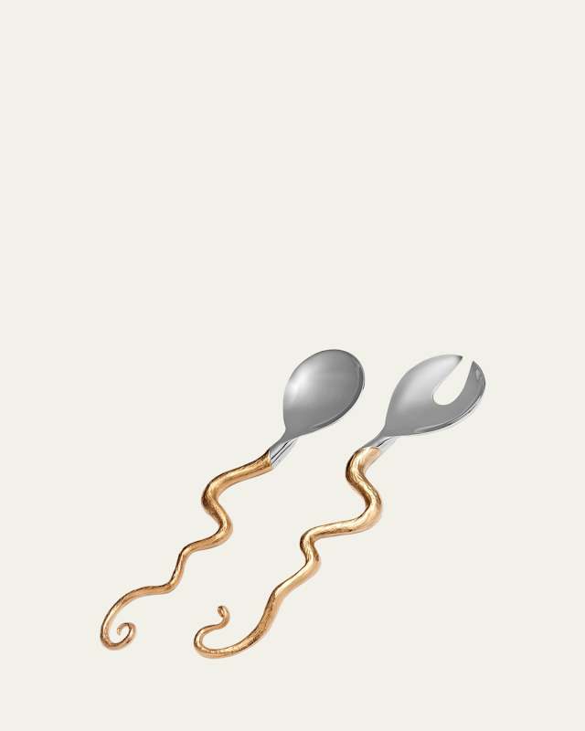 Haas Twisted Horn 2-Piece Serving Set